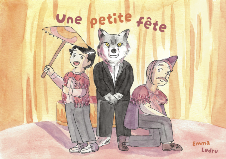 Une petite fête carte postale